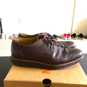 Cole Haan Lunargrand MENS size 10.5 wingtip dress shoes hybrid